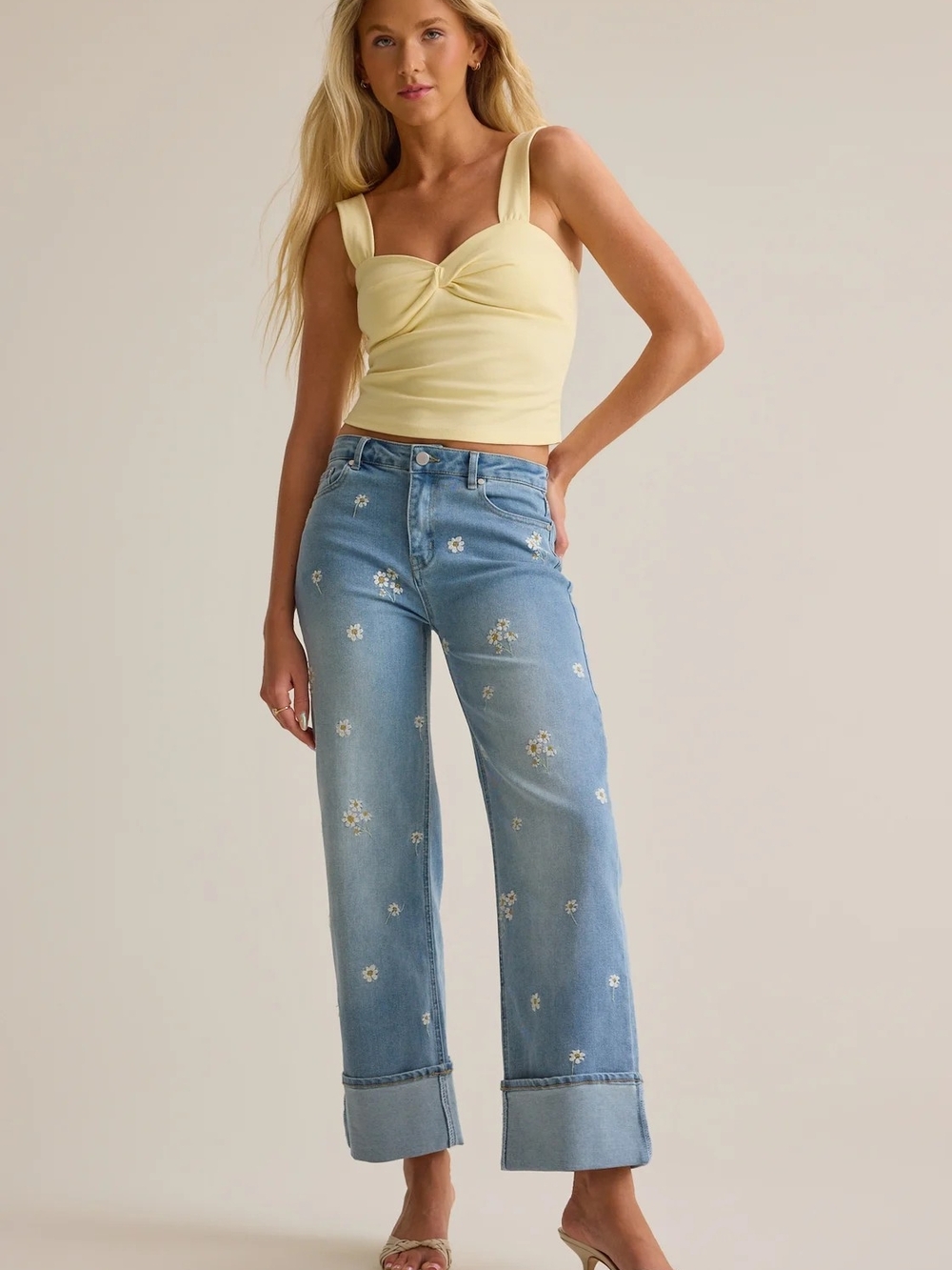 Lessie Daisy High Rise Jeans